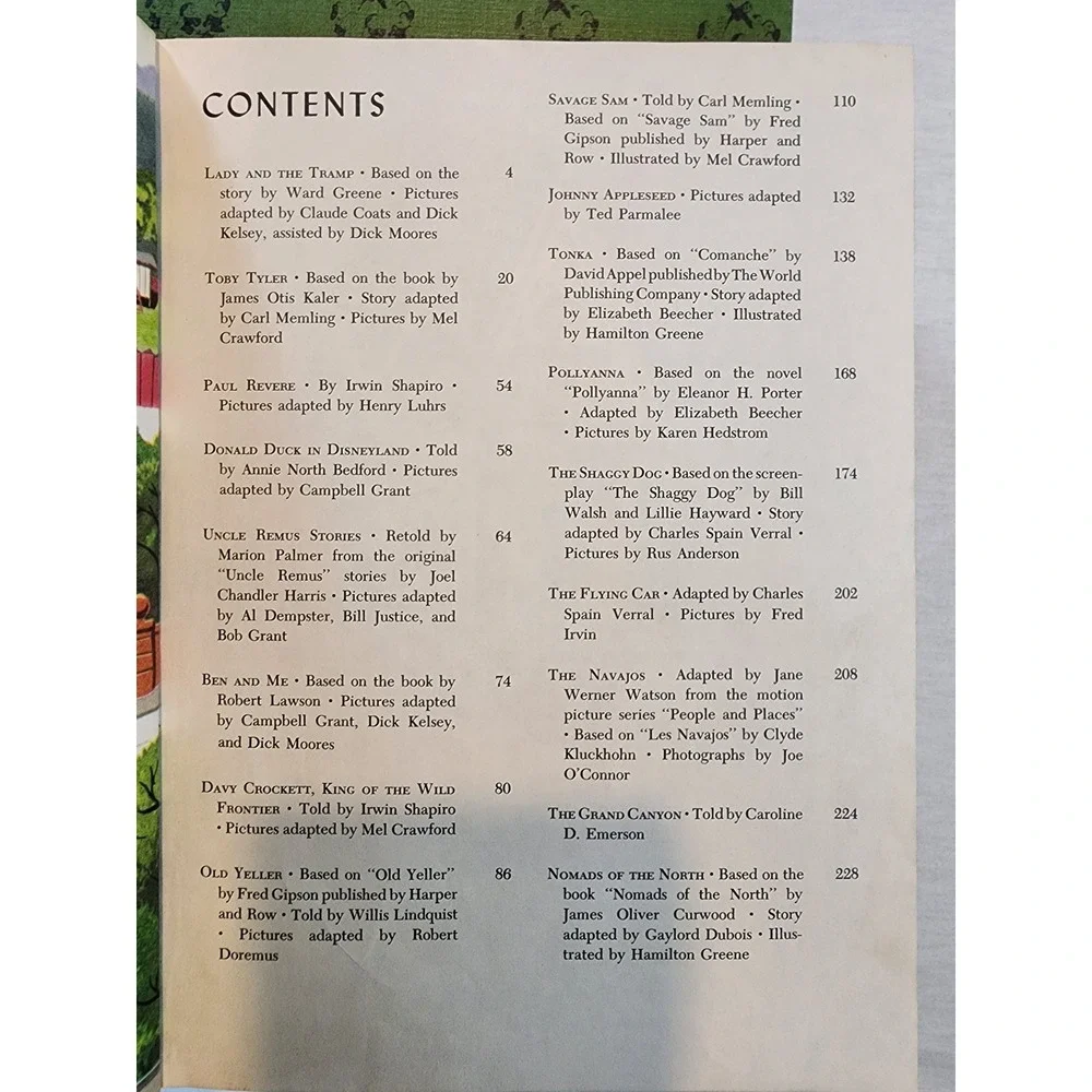 The Wonderful Worlds of Walt Disney 4 Volume Book Set 1965 Golden Press